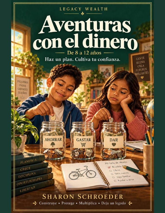Portada de Aventuras con el dinero, de 8 a 12 años