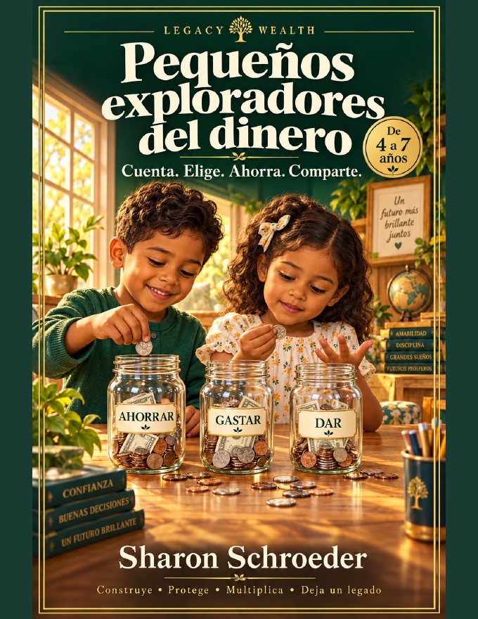 Portada de Pequeños exploradores del dinero, de 4 a 7 años