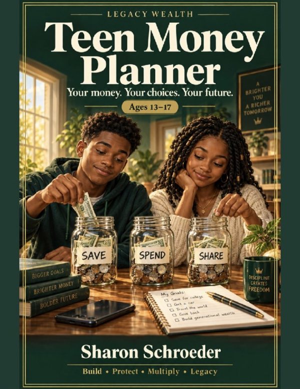 Cover of Teen Money Planner, ages 13 to 17